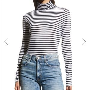 NWT - Rag & Bone Gaia Striped Turtleneck Top